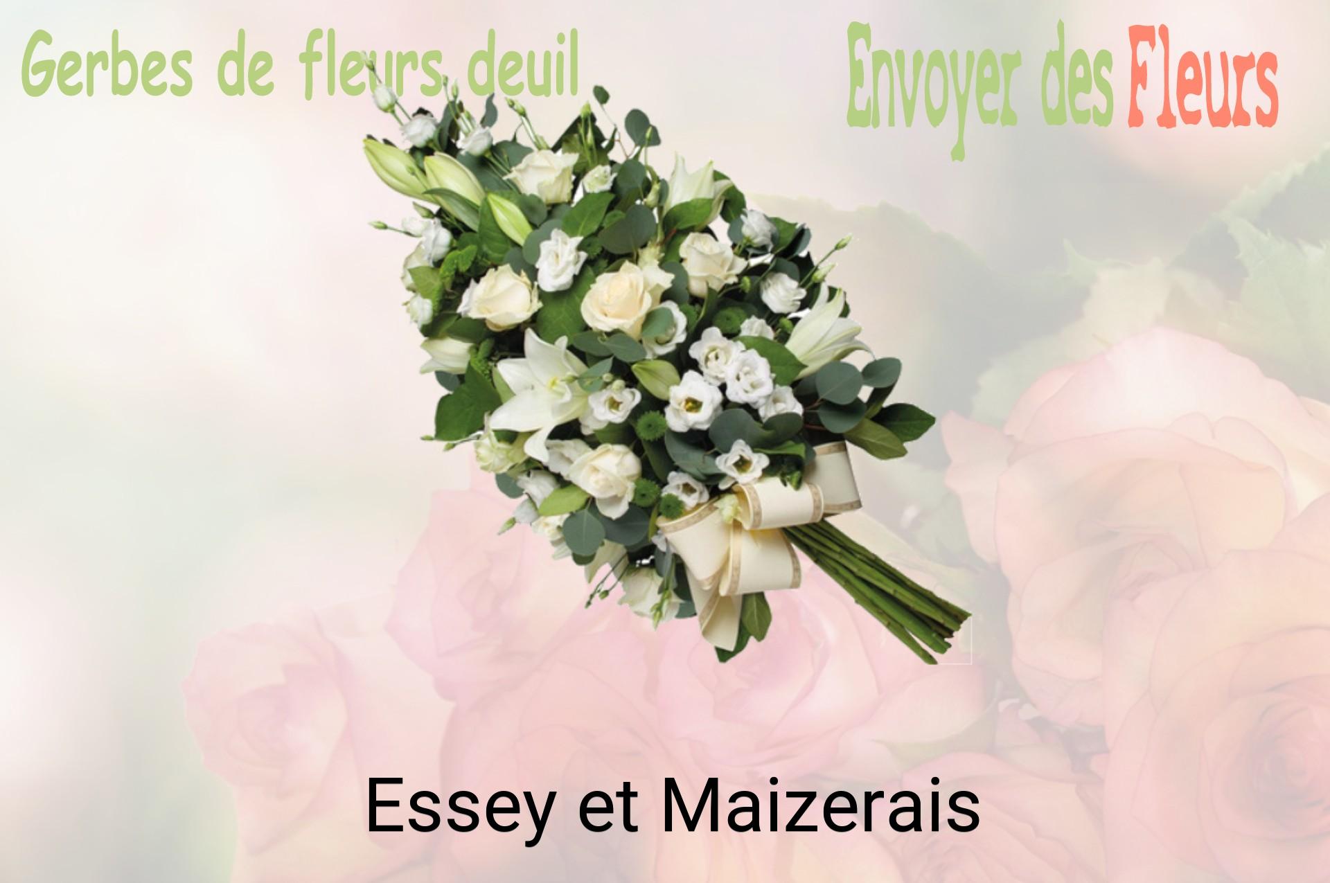 Gerbe de fleurs de deuil livrée à Essey-et-Maizerais